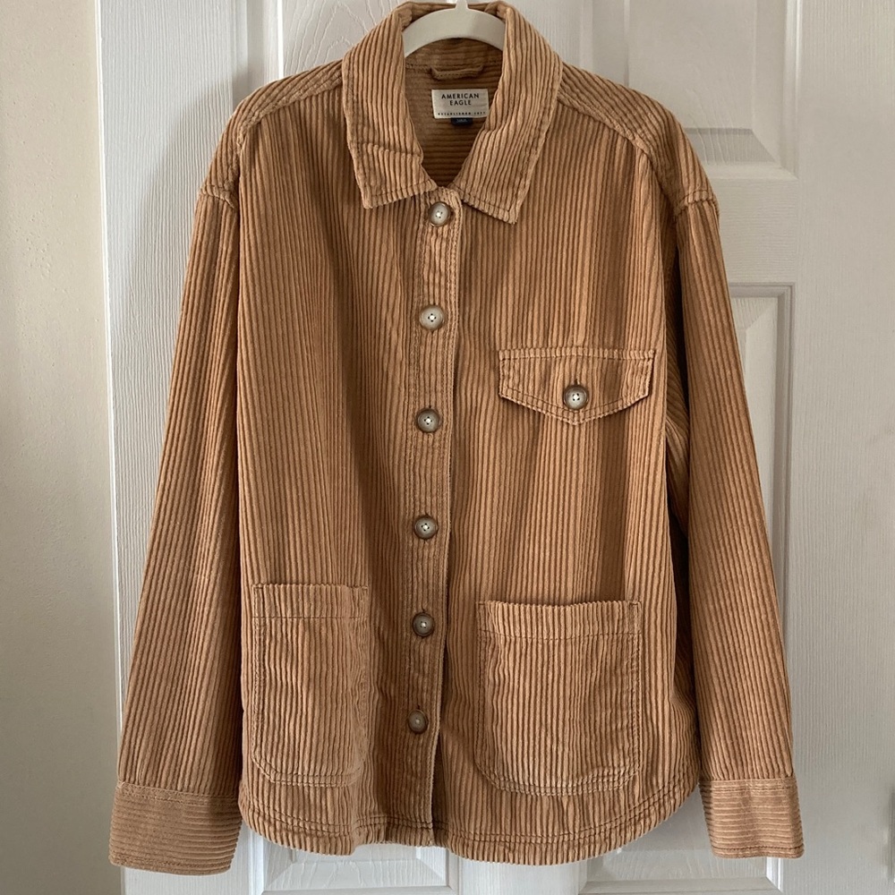 American Eagle Outfitters Tan Corduroy Jacket